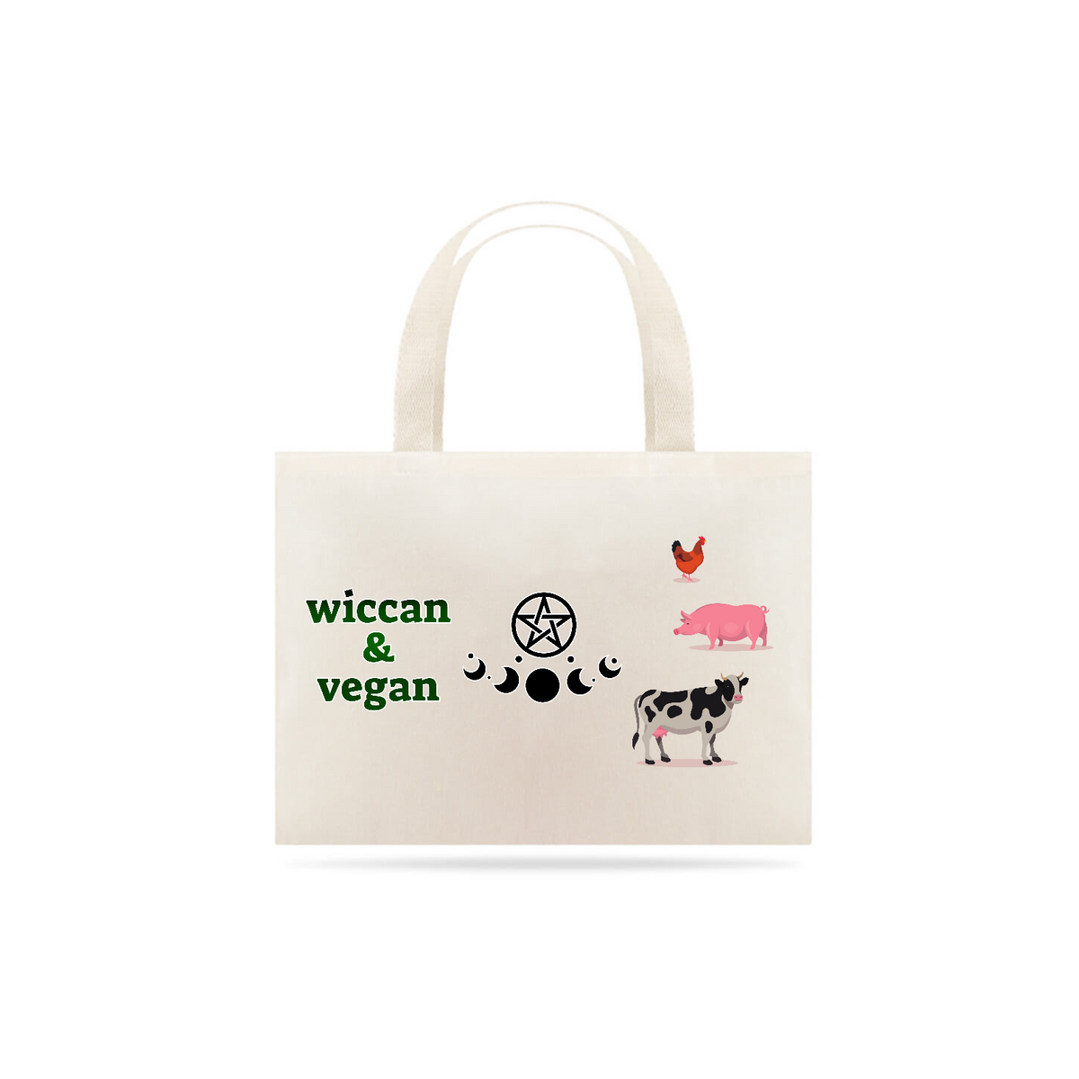 Nome do produto: Ecobag Wiccan e Vegan