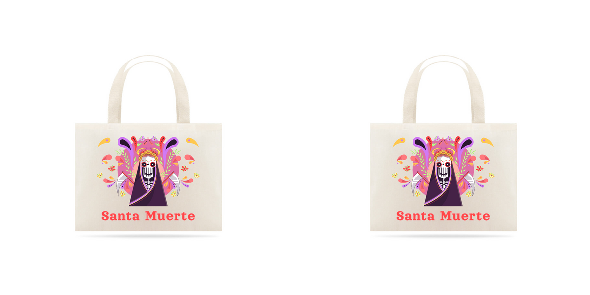 Nome do produto: Ecobag Santa Muerte Colorida