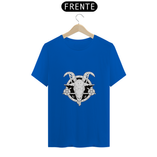 Nome do produtoCamiseta bode com pentagramas invertidos