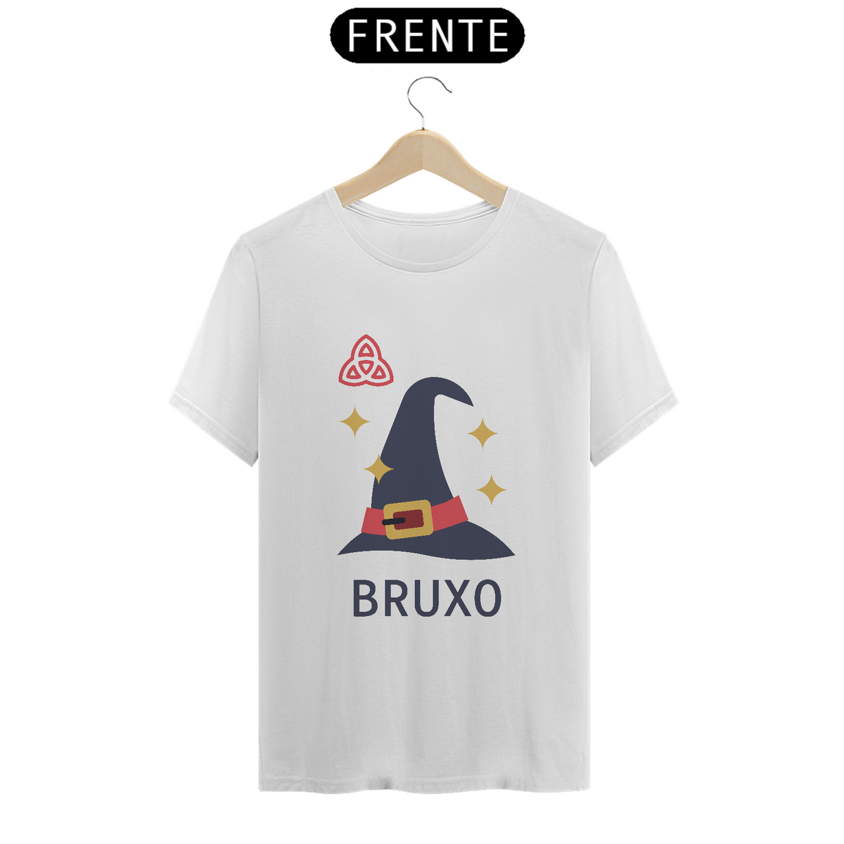 Nome do produto: Camiseta chapéu do bruxo