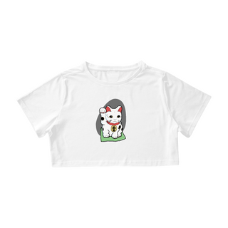 Nome do produtoCropped Maneki Neko o gato japonês da sorte