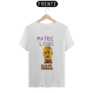 Camiseta Maybe Logic - Robert Anton Wilson (amarelo)
