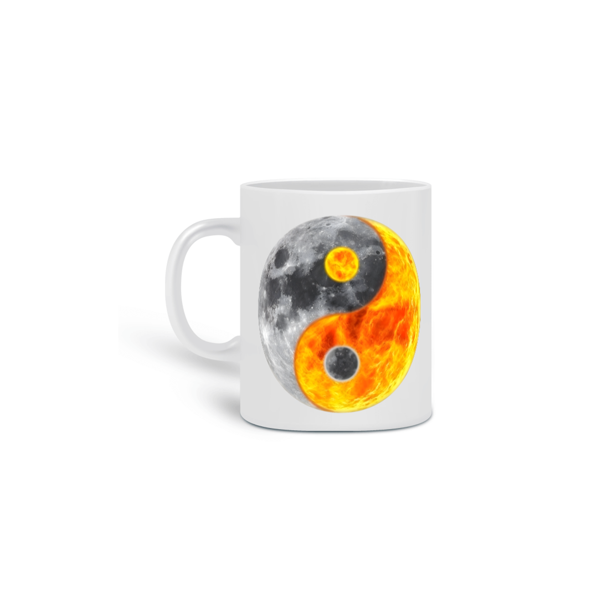 Nome do produto: Caneca Yin Yang - Sol e lua