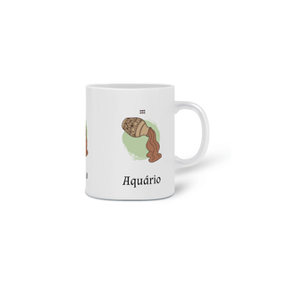 Nome do produtoCaneca signo Aquário verde