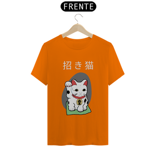 Nome do produtoCamiseta Maneki Neko o gato da sorte japonês