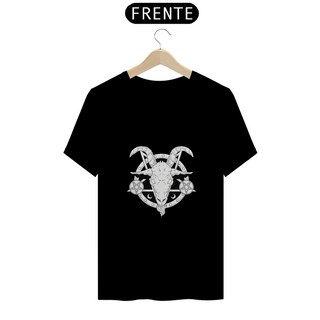 Nome do produtoCamiseta bode com pentagramas invertidos