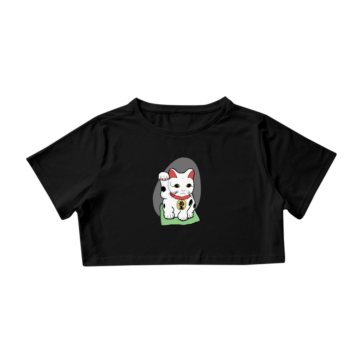 Nome do produto: Cropped Maneki Neko o gato japonês da sorte