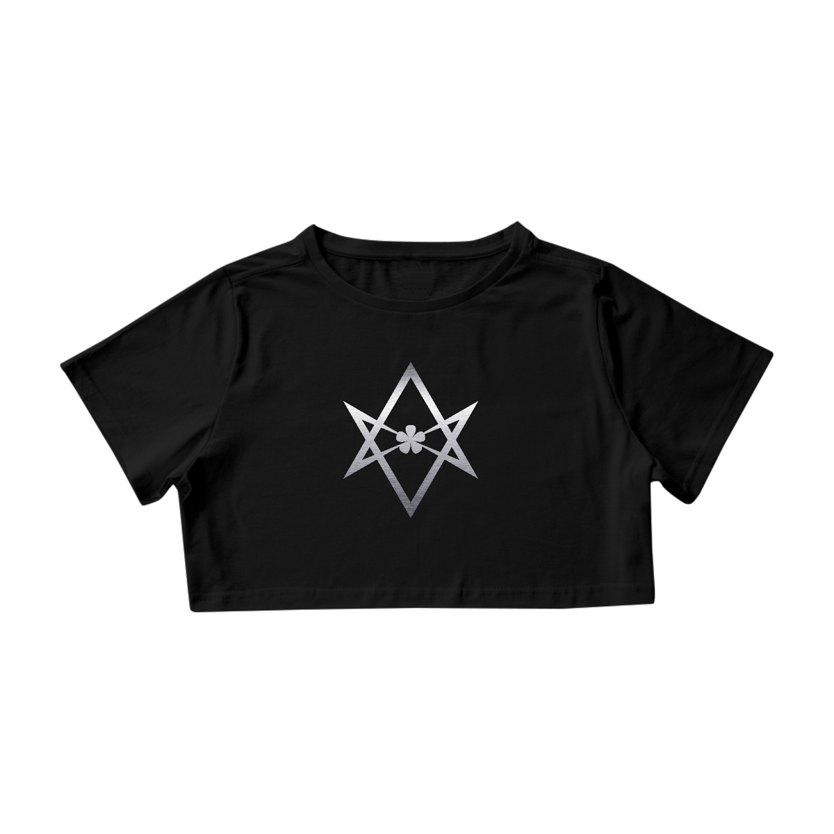 Nome do produto: Cropped hexagrama unicursal prata