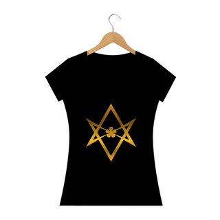 Babylong hexagrama unicursal dourado