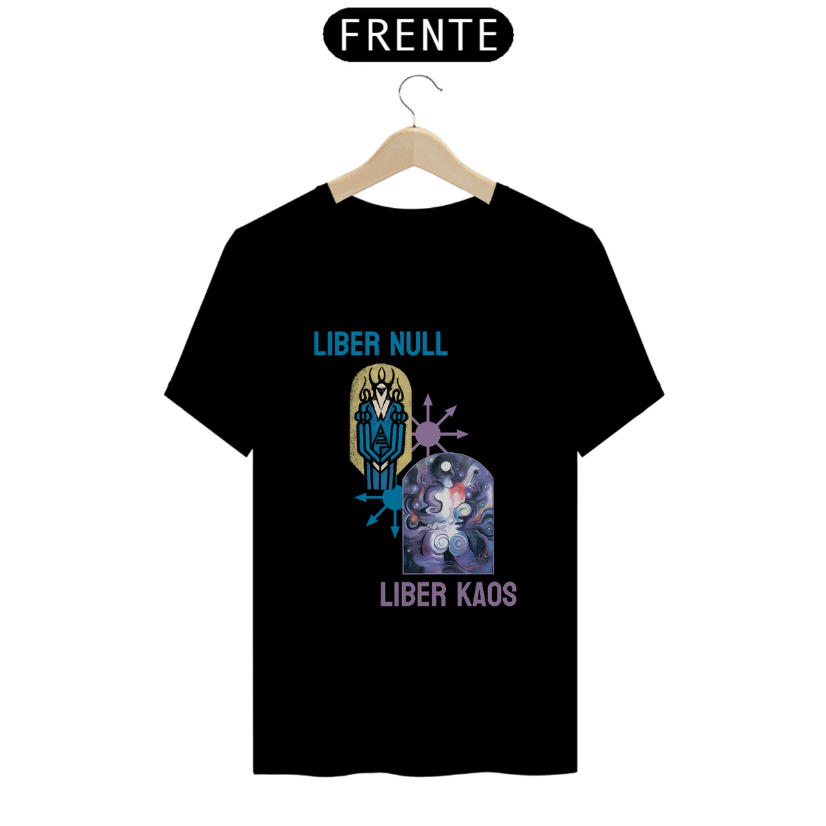 Nome do produto: Camiseta Liber Null e Liber Kaos - Peter J. Carroll