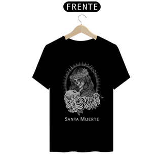 Camiseta Santa Muerte Cinza