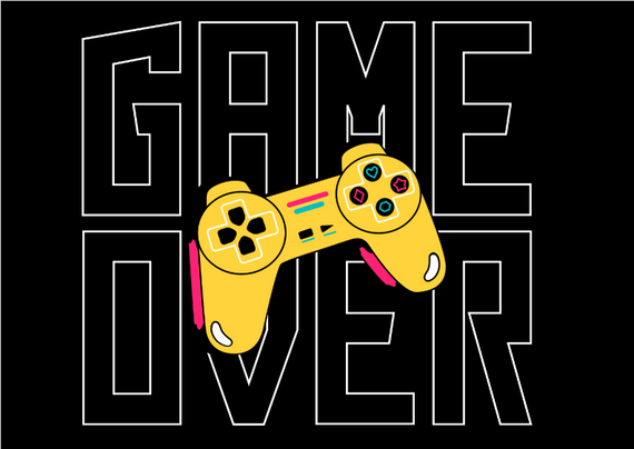 game over black