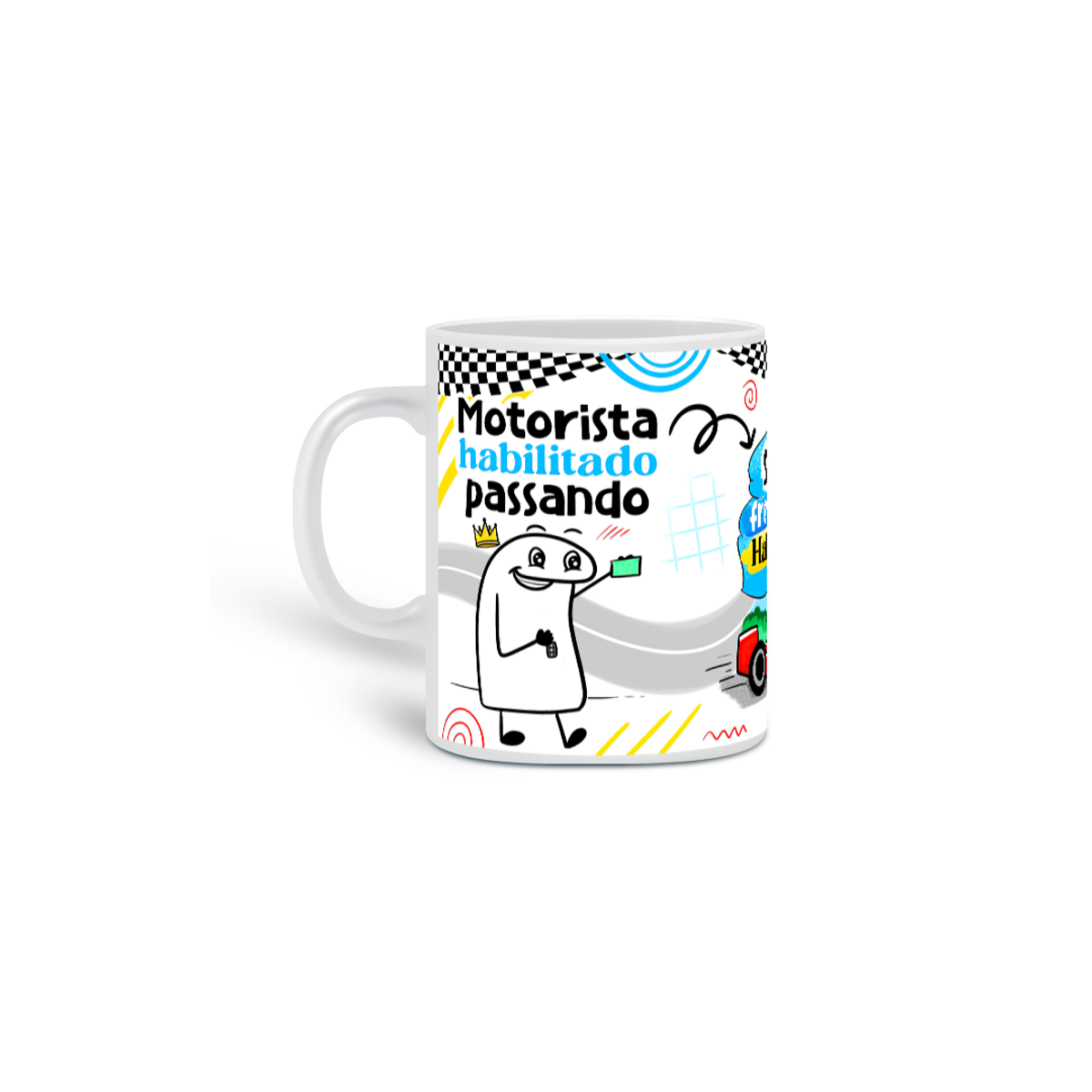 Nome do produto: caneca - tirei carteira