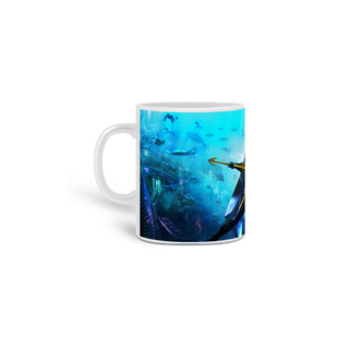 Nome do produtocaneca - Aquaman