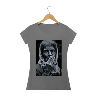 Nome do produtoCamiseta Feminina Estonada - Ubuntu Grandma Kiss