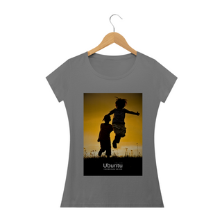 Nome do produtoCamiseta Feminina Estonada - Ubuntu Yellow Jump