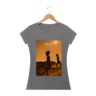 Nome do produtoCamiseta Feminina Estonada - Ubuntu Rolling in the Dust