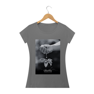 Nome do produtoCamiseta Feminina Estonada - Ubuntu Water to Grow Up