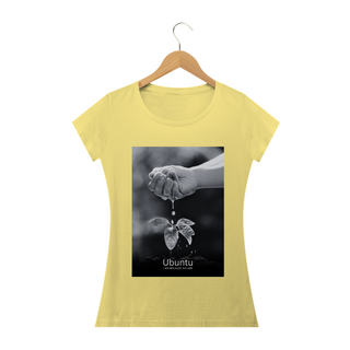 Nome do produtoCamiseta Feminina Estonada - Ubuntu Water to Grow Up