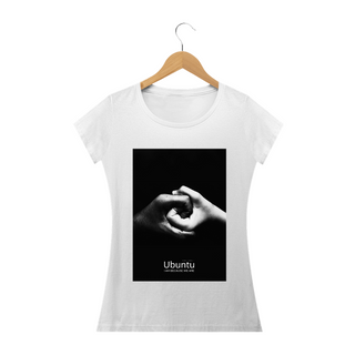 Nome do produtoCamiseta Feminina - Ubuntu United Breeds White