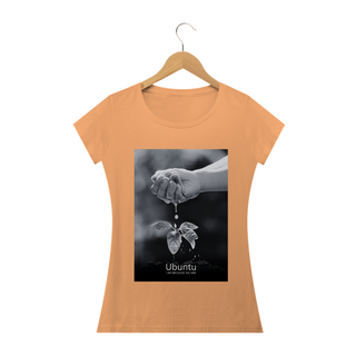 Nome do produtoCamiseta Feminina Estonada - Ubuntu Water to Grow Up