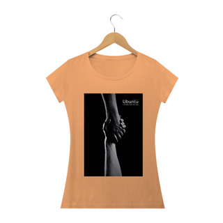 Nome do produtoCamiseta Feminina Estonada - Ubuntu Rise Up Bro