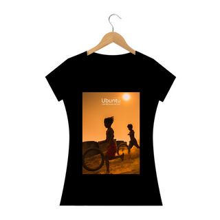 Nome do produtoCamiseta Feminina - Ubuntu Rolling in the Dust