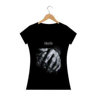 Nome do produtoCamiseta Feminina - Ubuntu Tired Hands Black