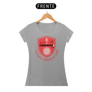 Nome do produtoCamiseta Baby Look Feminina - Sim Sou Compositora