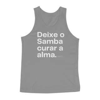 Nome do produtoCamiseta Regata Quality Masculina - Deixe o Samba Curar a Alma