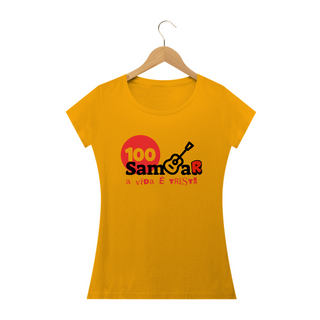 Nome do produtoCamiseta Baby Long Feminina - Sem Sambar a Vida é Triste