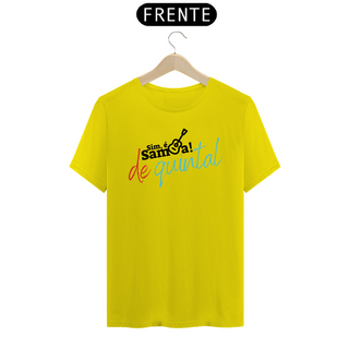 Nome do produtoCamiseta Clássica Masculina - Sim é Samba de Quintal