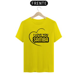 Nome do produtoCamiseta Quality Masculina - I Love You Samba