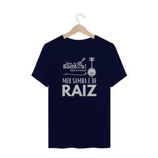 Nome do produtoCamiseta Plus Size - Meu Samba é de Raiz