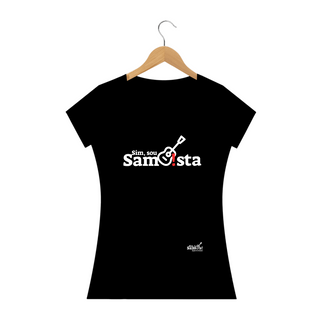 Nome do produtoCamiseta Baby Long Quality Feminina - Sim Sou Sambista