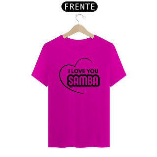 Nome do produtoCamiseta Quality Masculina - I Love You Samba