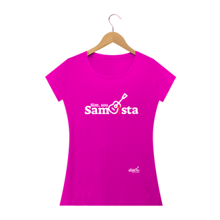 Nome do produtoCamiseta Baby Long Quality Feminina - Sim Sou Sambista