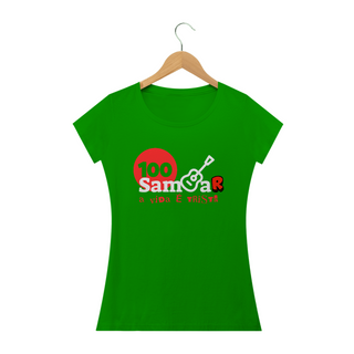 Nome do produtoCamiseta Baby Long Feminina - Sem Sambar a Vida é Triste