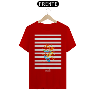 Nome do produtoCamiseta Clássica Masculina - Carnaval Vermelho e Branco 