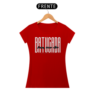 Nome do produtoCamiseta Baby Long Clássica Feminina - Sim Sou da Batucada