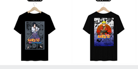 Camisa Naruto  Shippuden Sasuke mangá
