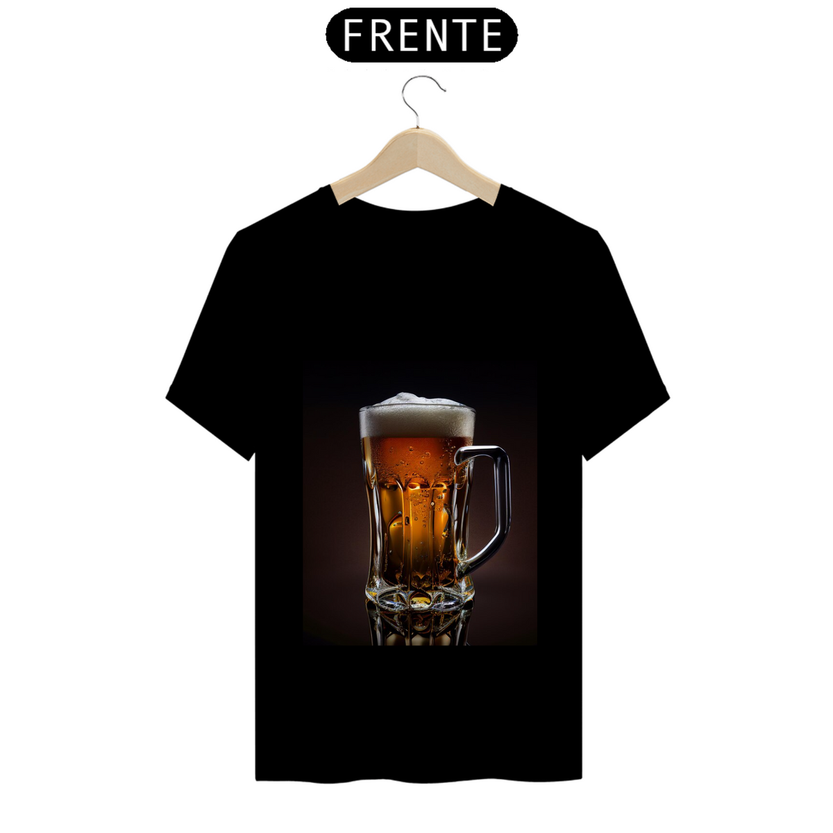 Nome do produto: Camiseta copo de cerveja/ Beer