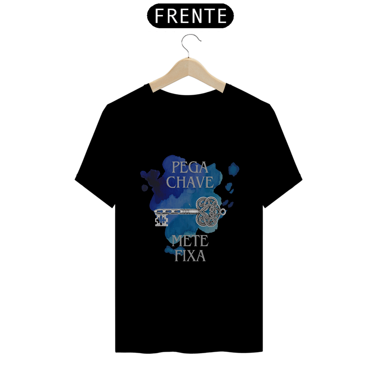 Nome do produto: CAMISETA ELEGANCE PEGA CHAVE