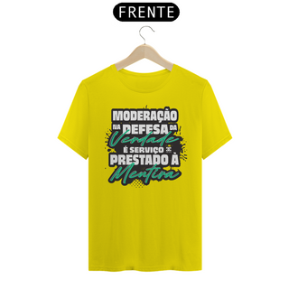 Nome do produtoCamisa - Moderação na Verdade