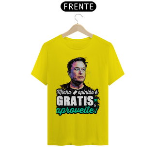 Nome do produtoCamisa - Minha Opinião é Grátis Aproveite - Elon Musk