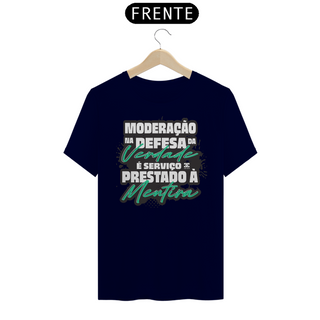 Nome do produtoCamisa - Moderação na Verdade