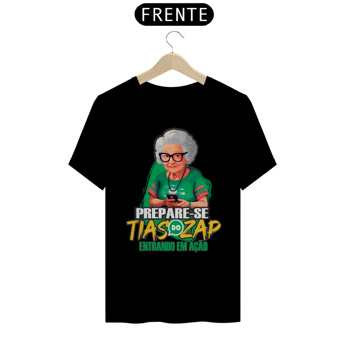 Nome do produto: Camiseta Tias do Zap   ®