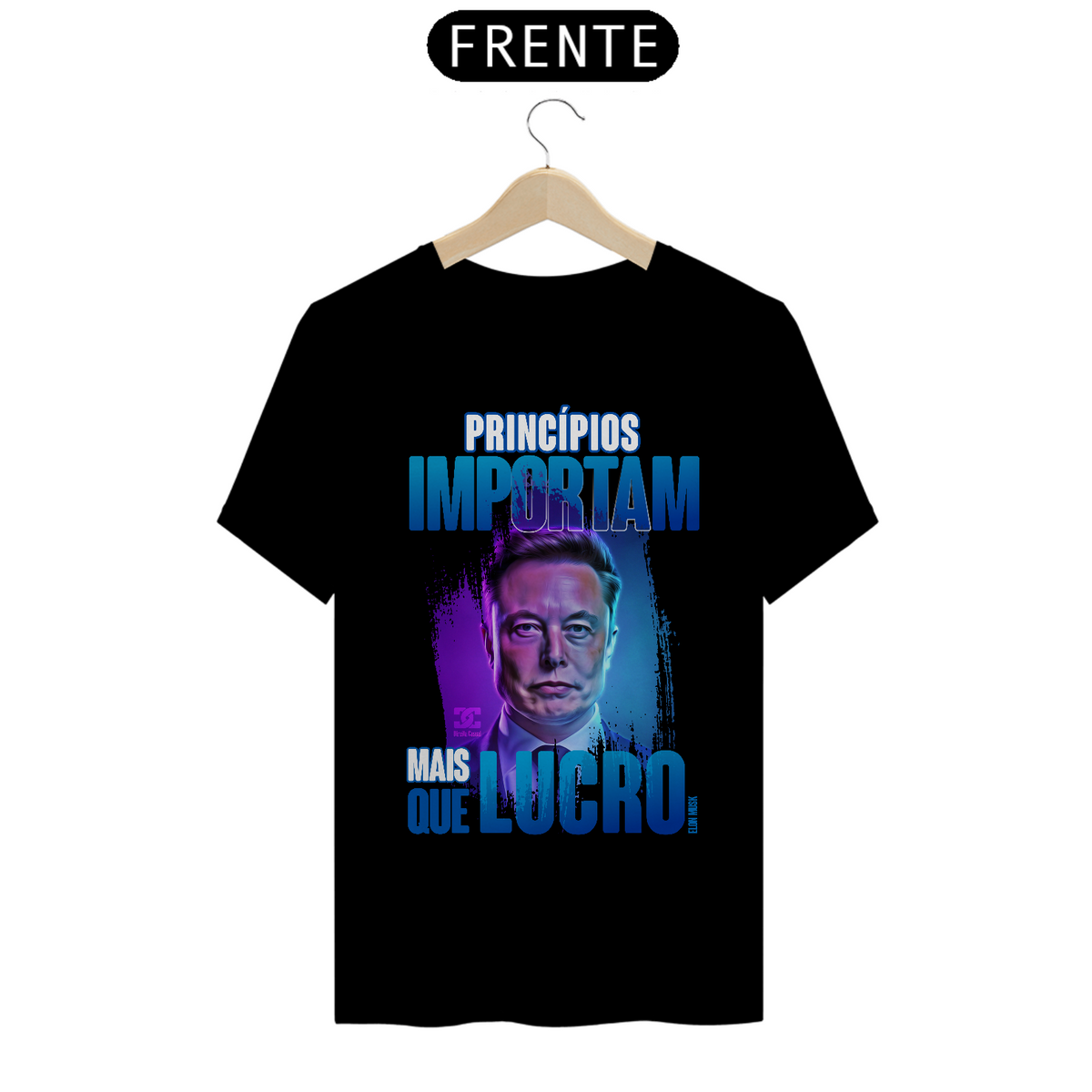 Nome do produto: Camisa- Elon Musk - Principios 