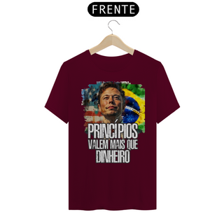 Nome do produtoCamisa - Elon Musk - Princípios - 2