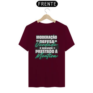 Nome do produtoCamisa - Moderação na Verdade